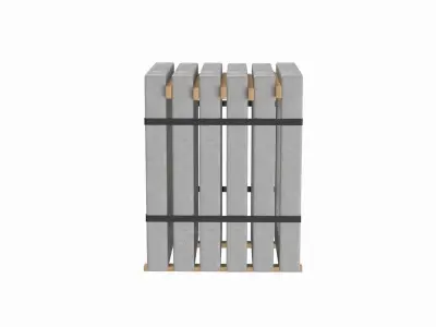 Concrete Window Panels 3D model