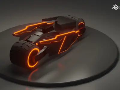 Tron Bike 3D model
