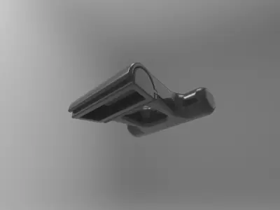 Grip to help pull or push doors without a direct contact Free 3D print model