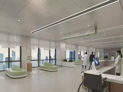 Hospital corridor  3D model