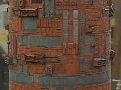 Scifi Wall Panel Texture Texture