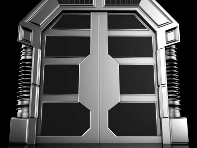 Sci Fi Door 3D model