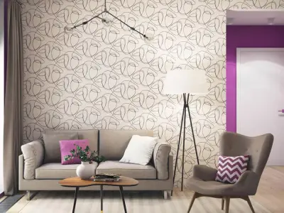 Minimal Loop Line Wallpaper Texture  Texture