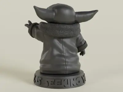 Baby Yoda 3D Model 3D print model