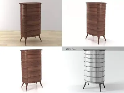 Bandeja chest of drawers 3D model