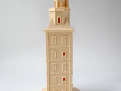 Torre de Hercules 3D print model