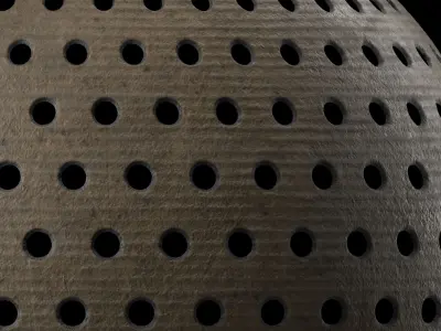 CardBoard Materials 05- Perforated CardBoard- Sbsar Seamless Texture