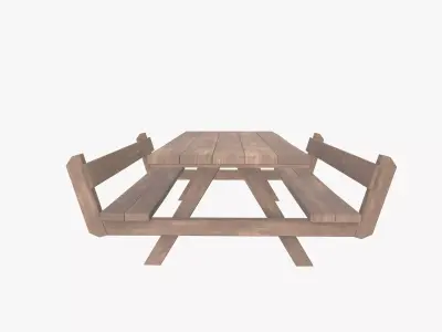 Picnic Table 3D model