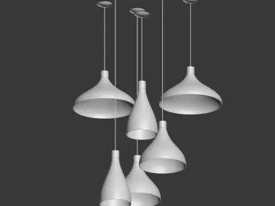 Swell pendant light Pablodesigns 3D model