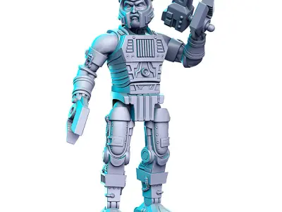 Multibot He-Man Masters of the Universe 32mm Pre-supported 3D print model