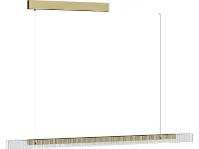 Modern Ribbed Sleek Light Modefinity 3D model