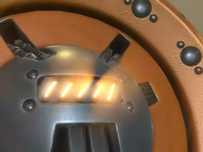 AI Control Module Orang Version Low-poly 3D model