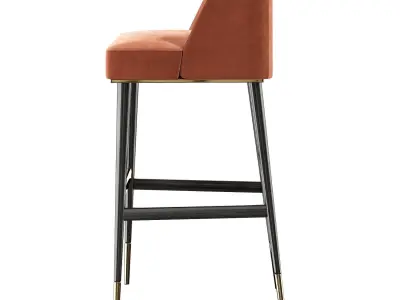 BAR CHAIR GETZ Low-poly 3D model