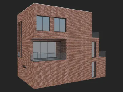 Brick House 5 3D model