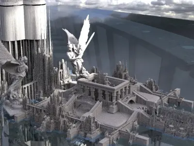 Holy trinity city 3 3D model
