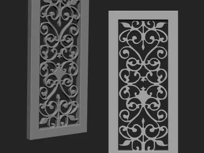 Wooden Window IMM Brush Pack 10 in One Vol 2 3D model