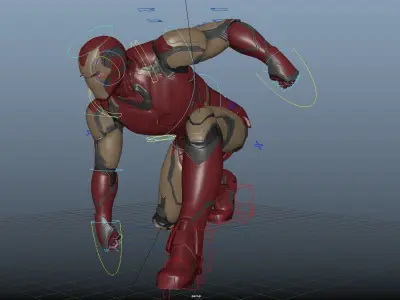 IRON MAN MARK 85  Low-poly 3D model