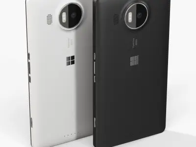 Microsoft Lumia 950 XL Dual Sim Low-poly 3D model