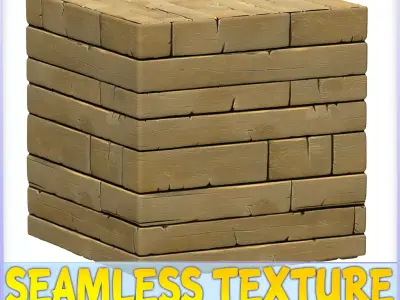 Stylized Wood Floor Seamless Texture Texture 8