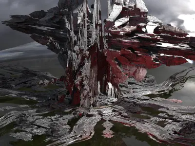 Systems Arch Reactor Tower array  3D model