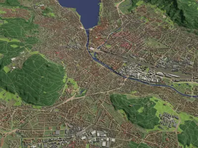 Zurich Switzerland - city and urban