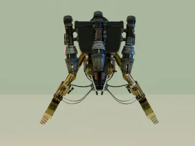 forklift skibidi toilet 3D model