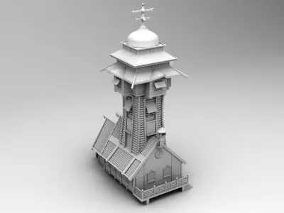 Vikings church 3D print model