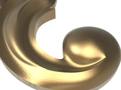  decorative pattern ready for 3D printing 3D model 473