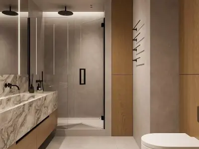 Modernist living room 3D model