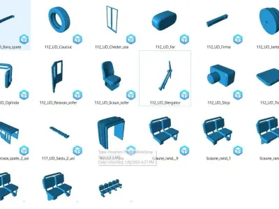 Bus DAC 2 door 3D print model
