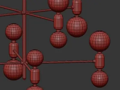 Aballs Chandelier 3D model