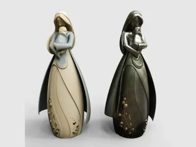 Mom Figurine 3D model