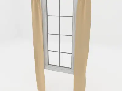 Modern Window Low-poly 3D model