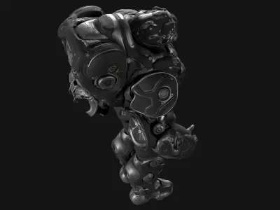  Combat Suit 03 - Dark - Backpack 