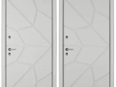 Entrance door set201 3D model