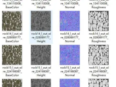 4 Tianzi Mountain Assets-4 3D model