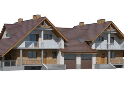 Cottage 018 3D model