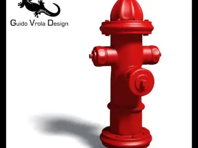 Hydrant fire 3D model