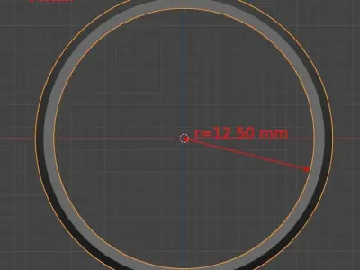 Cuban Chain Ring light 2 ver 3D print model