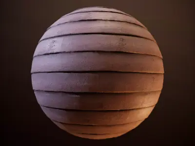Tileable Wooden Wall PBR Texture Texture