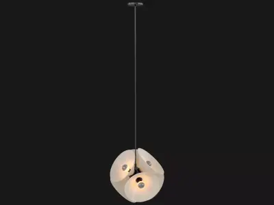 Slim Cluster Pendant Light 3D model