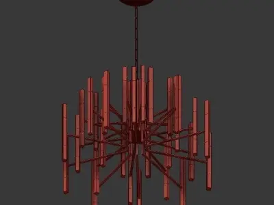 Stunning Artistic Chandelier 3D model