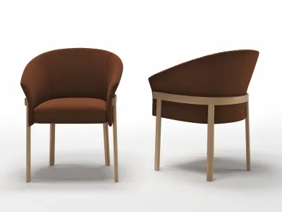 Valmy Dining Chair 3D model