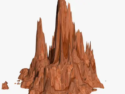 Canyon 3D Model yosemite mountain 3D model