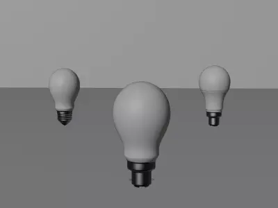 Incandescent Light Bulb Free 3D model