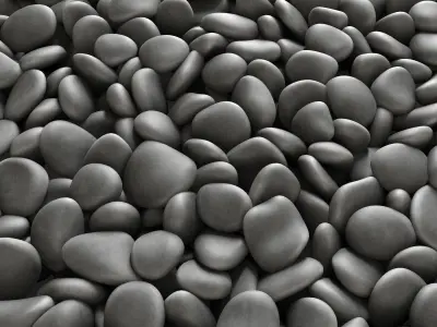 Pebble river low n6 3D model