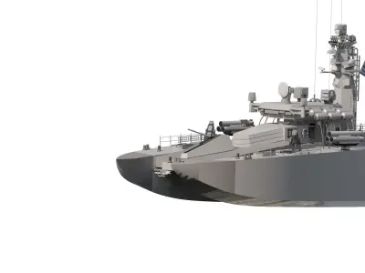 GREEK NAVY FAST ATTACK MISSILE PATROL BOAT 3D model