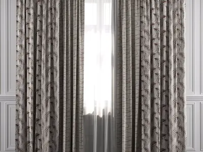 Curtain Set 14 3D model