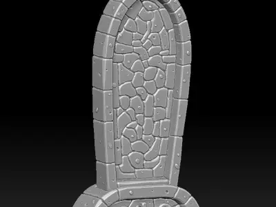 Fantasy grave 3d print 3D print model