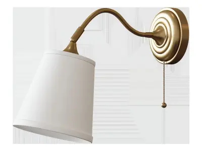 ORSTID Sconce brass  white 3D model